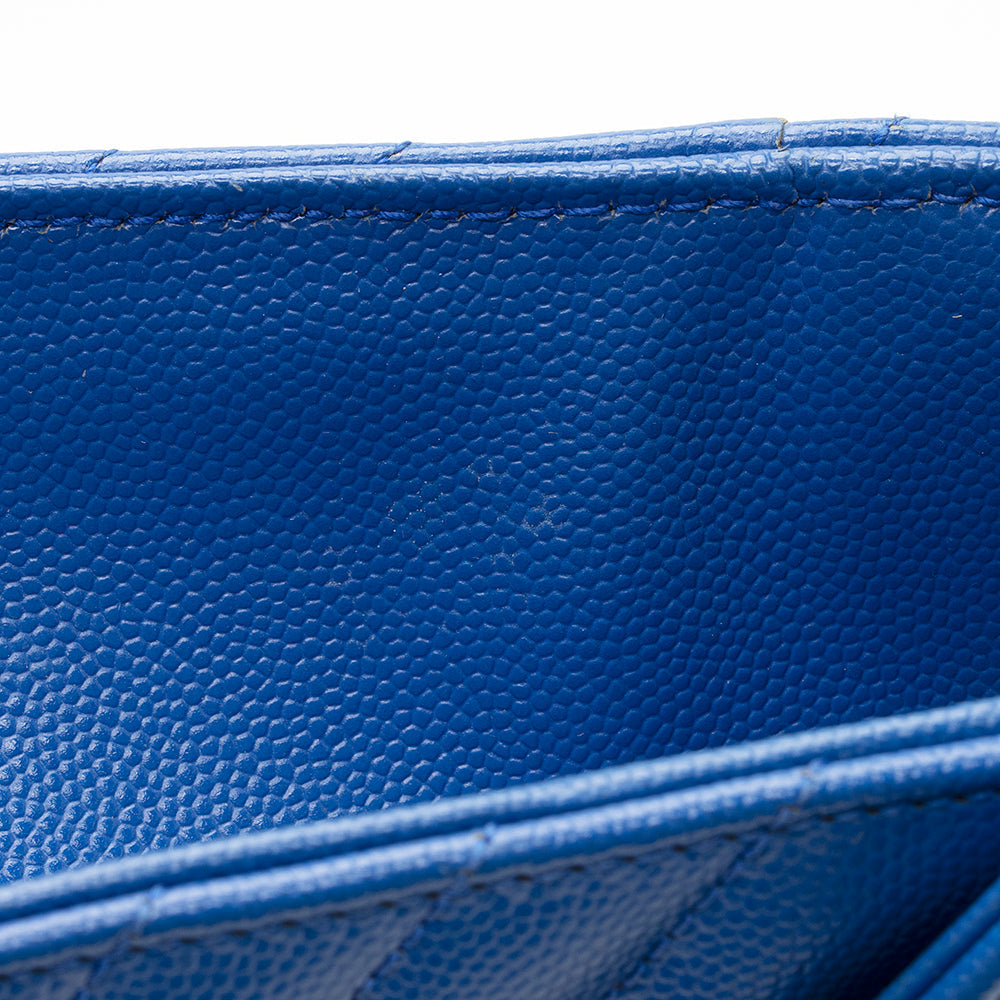Saint Laurent Matelasse Grain de Poudre Monogram Large Shoulder Bag 21620