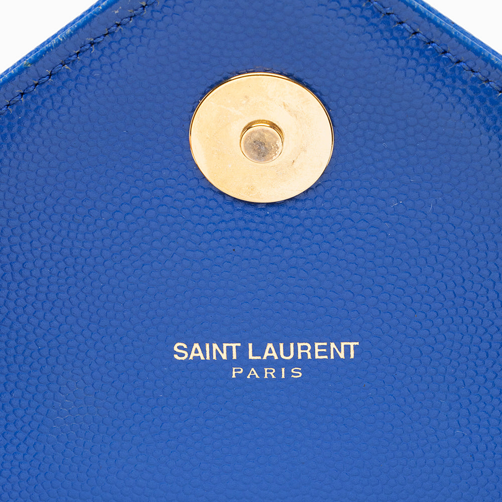 Saint Laurent Matelasse Grain de Poudre Monogram Large Shoulder Bag 21620