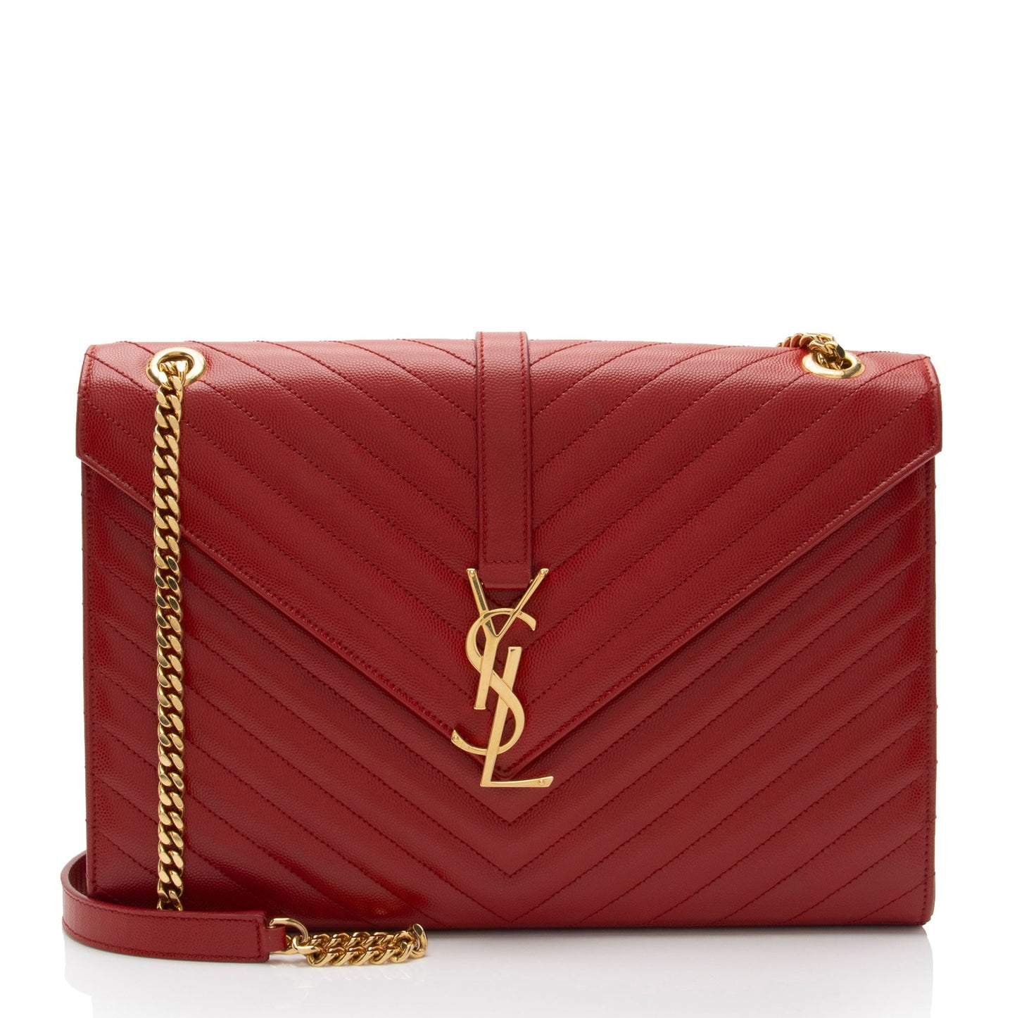 Saint Laurent Matelasse Grain de Poudre Monogram Large Shoulder Bag bJ8xep