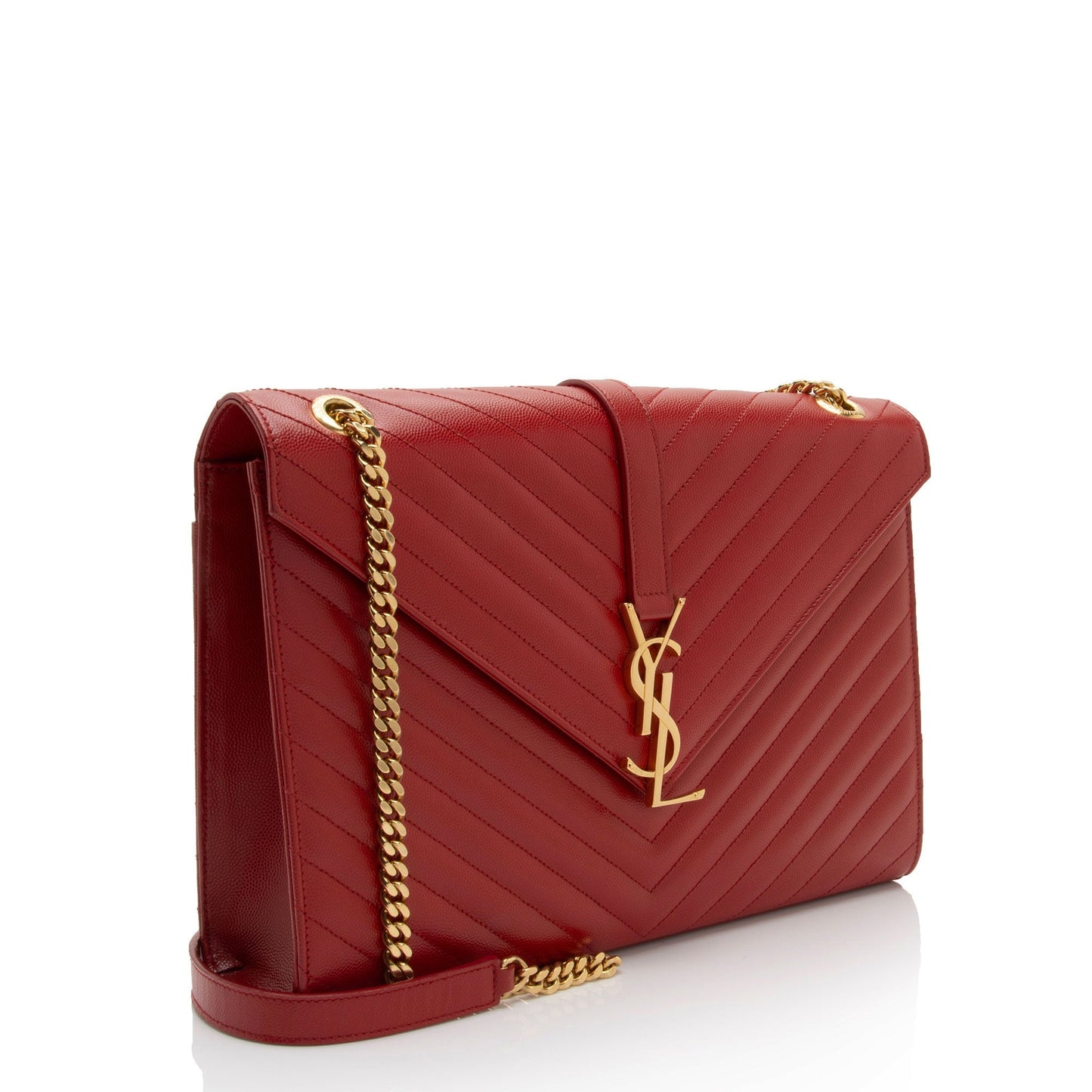 Saint Laurent Matelasse Grain de Poudre Monogram Large Shoulder Bag bJ8xep