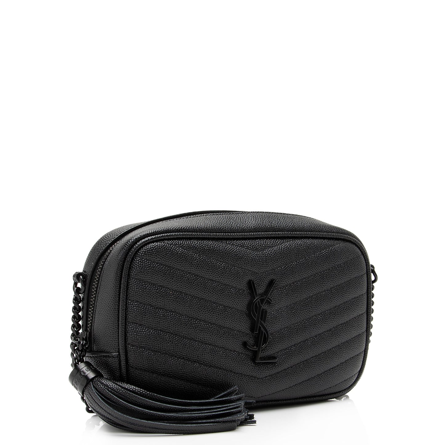 Saint Laurent Matelasse Grain de Poudre Monogram Lou Mini Camera Bag 23500