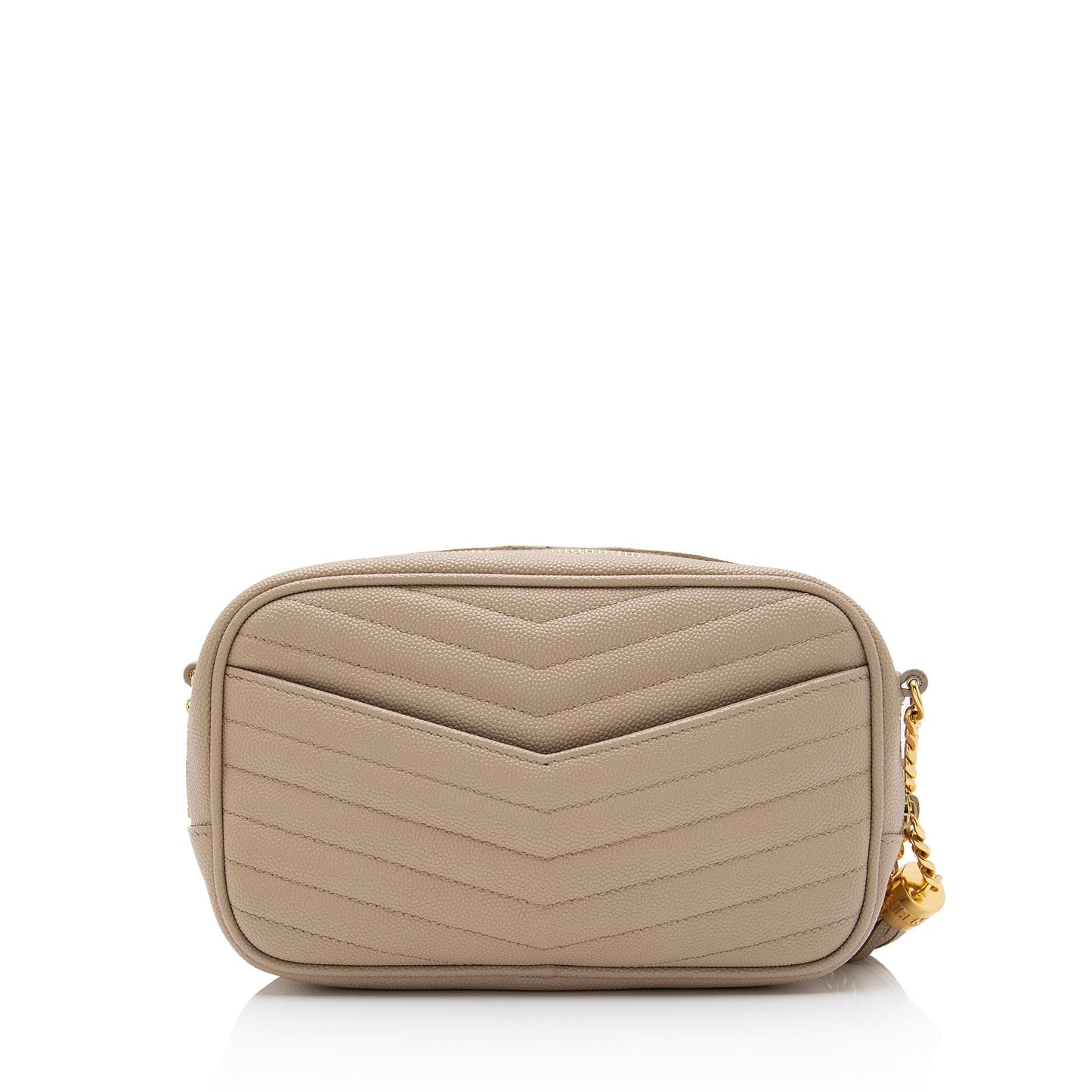 Saint Laurent Matelasse Grain de Poudre Monogram Lou Mini Camera Bag T7Shs9