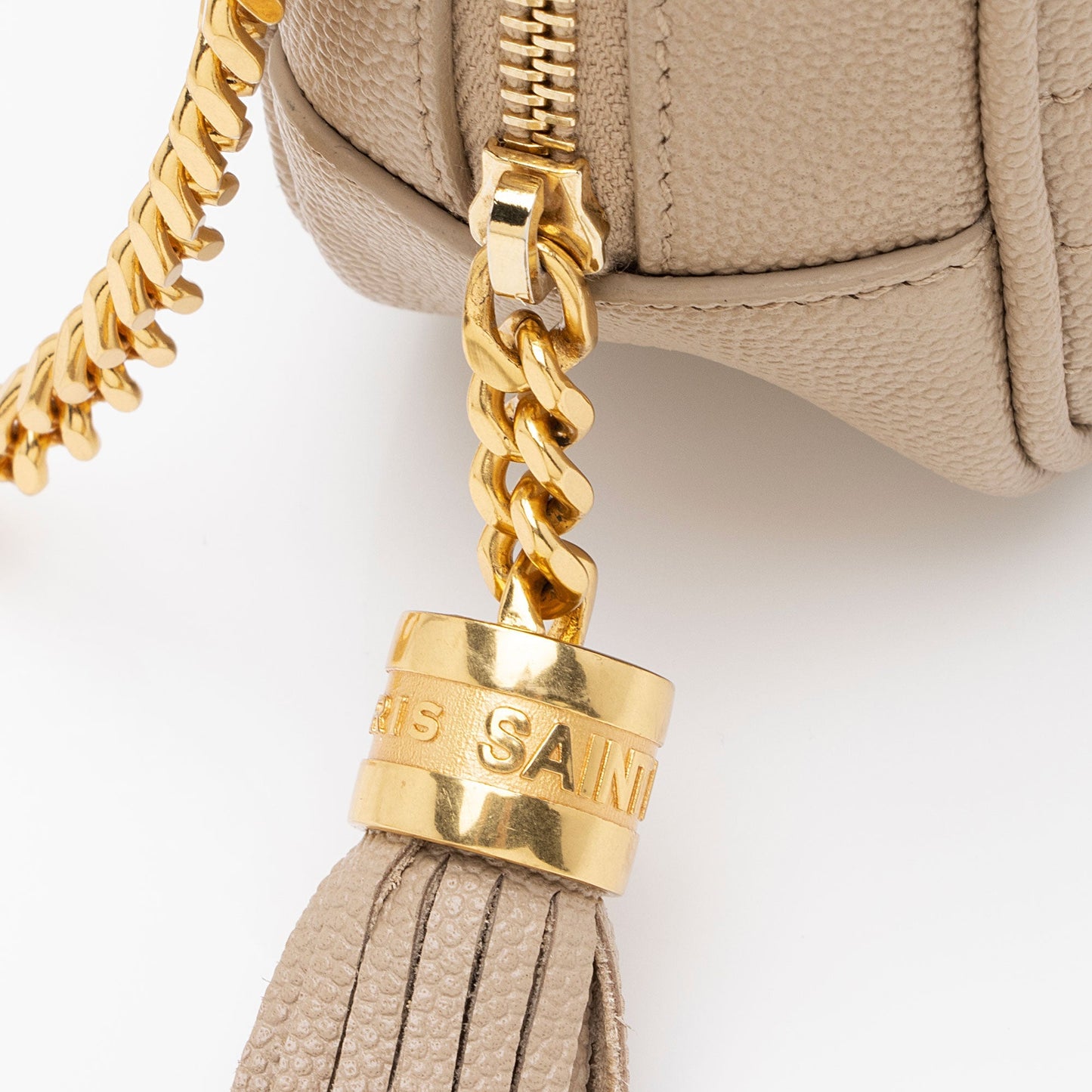 Saint Laurent Matelasse Grain de Poudre Monogram Lou Mini Camera Bag T7Shs9