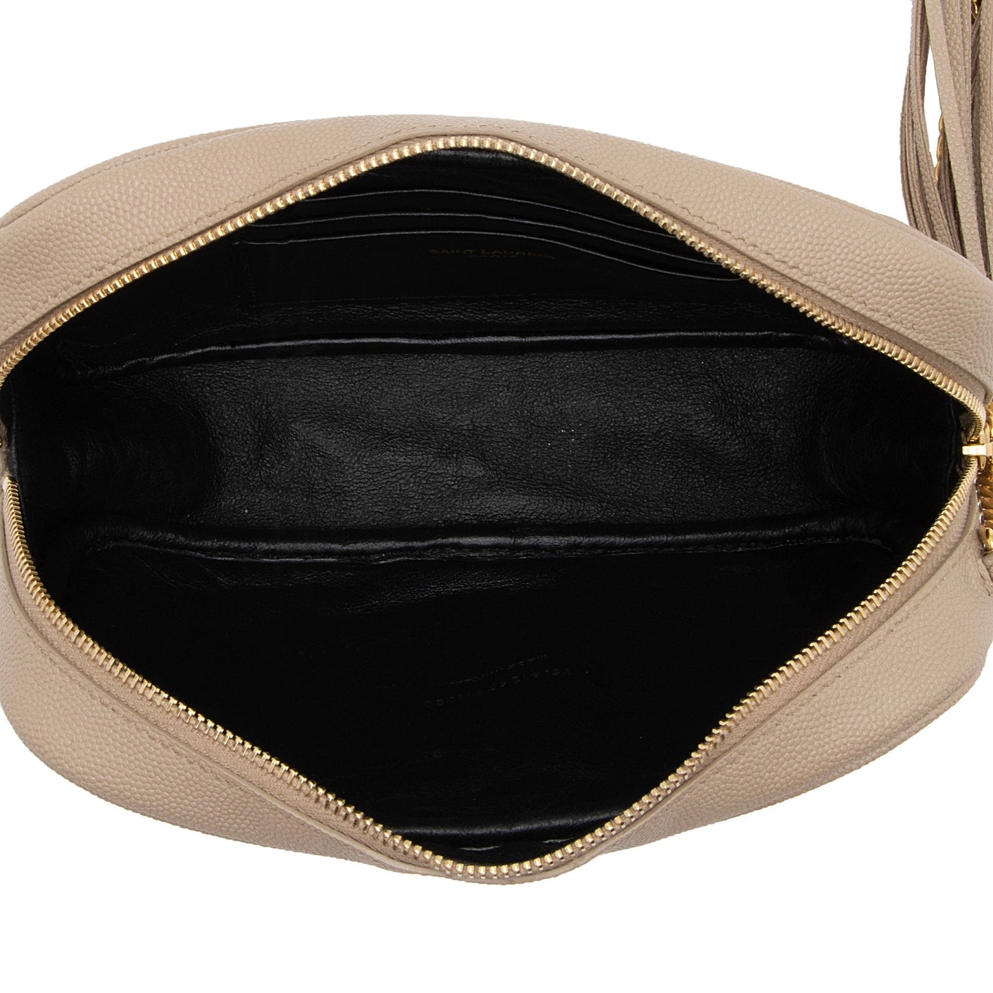 Saint Laurent Matelasse Grain de Poudre Monogram Lou Mini Camera Bag T7Shs9