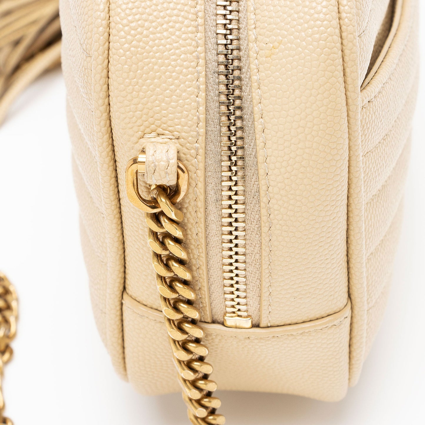 Saint Laurent Matelasse Grain de Poudre Monogram Lou Mini Camera Bag e52Zwb