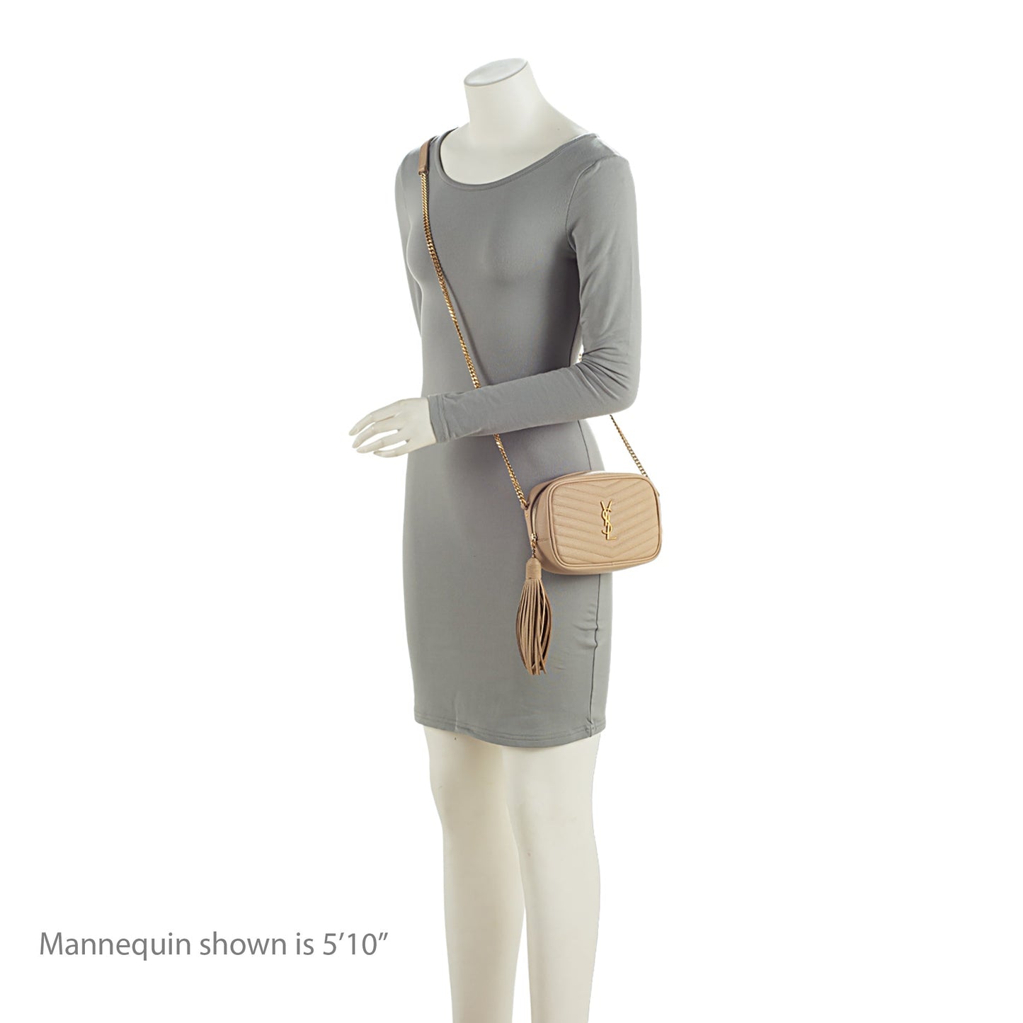Saint Laurent Matelasse Grain de Poudre Monogram Lou Mini Camera Bag e52Zwb