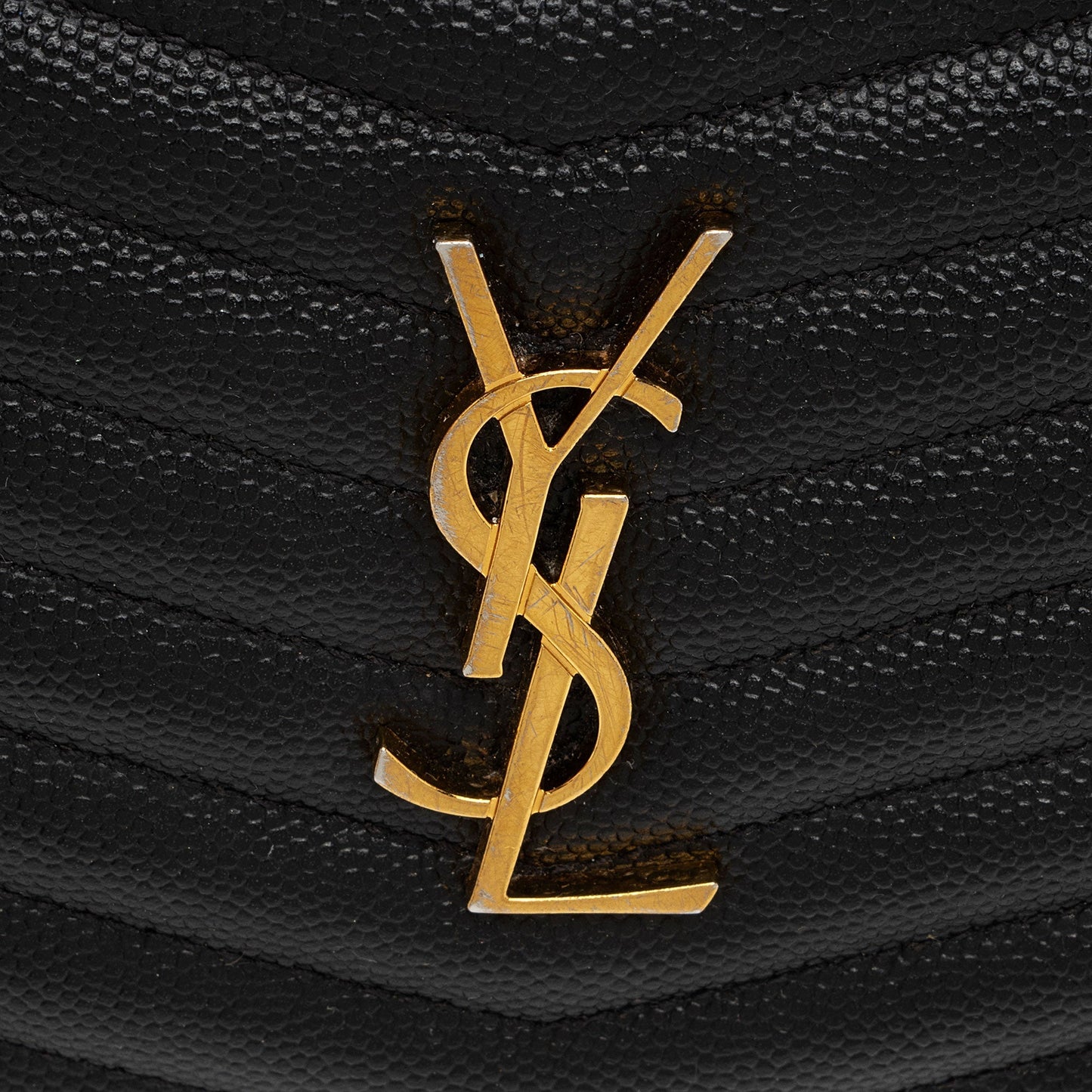 Saint Laurent Matelasse Grain de Poudre Monogram Lou Mini Camera Bag mLGuHp