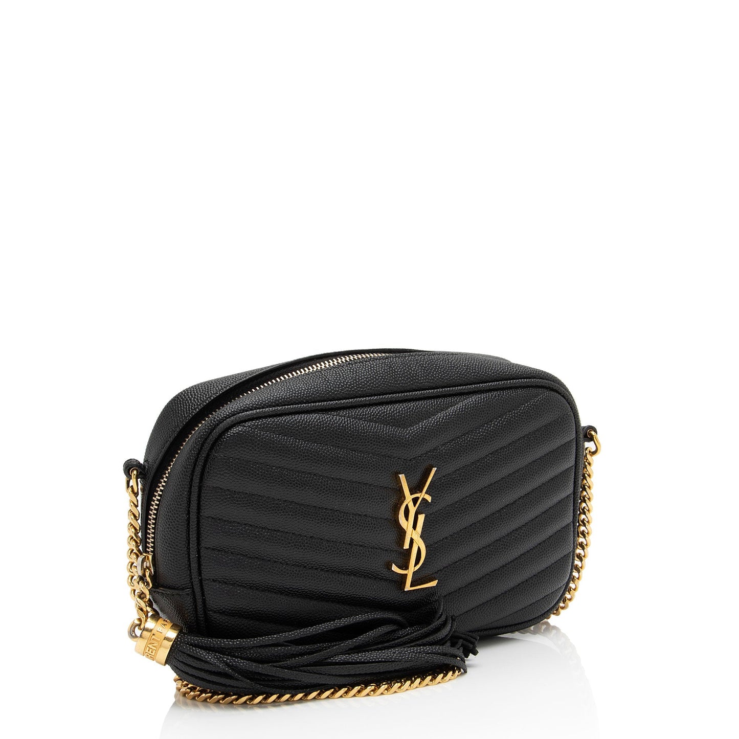 Saint Laurent Matelasse Grain de Poudre Monogram Lou Mini Camera Bag mLGuHp