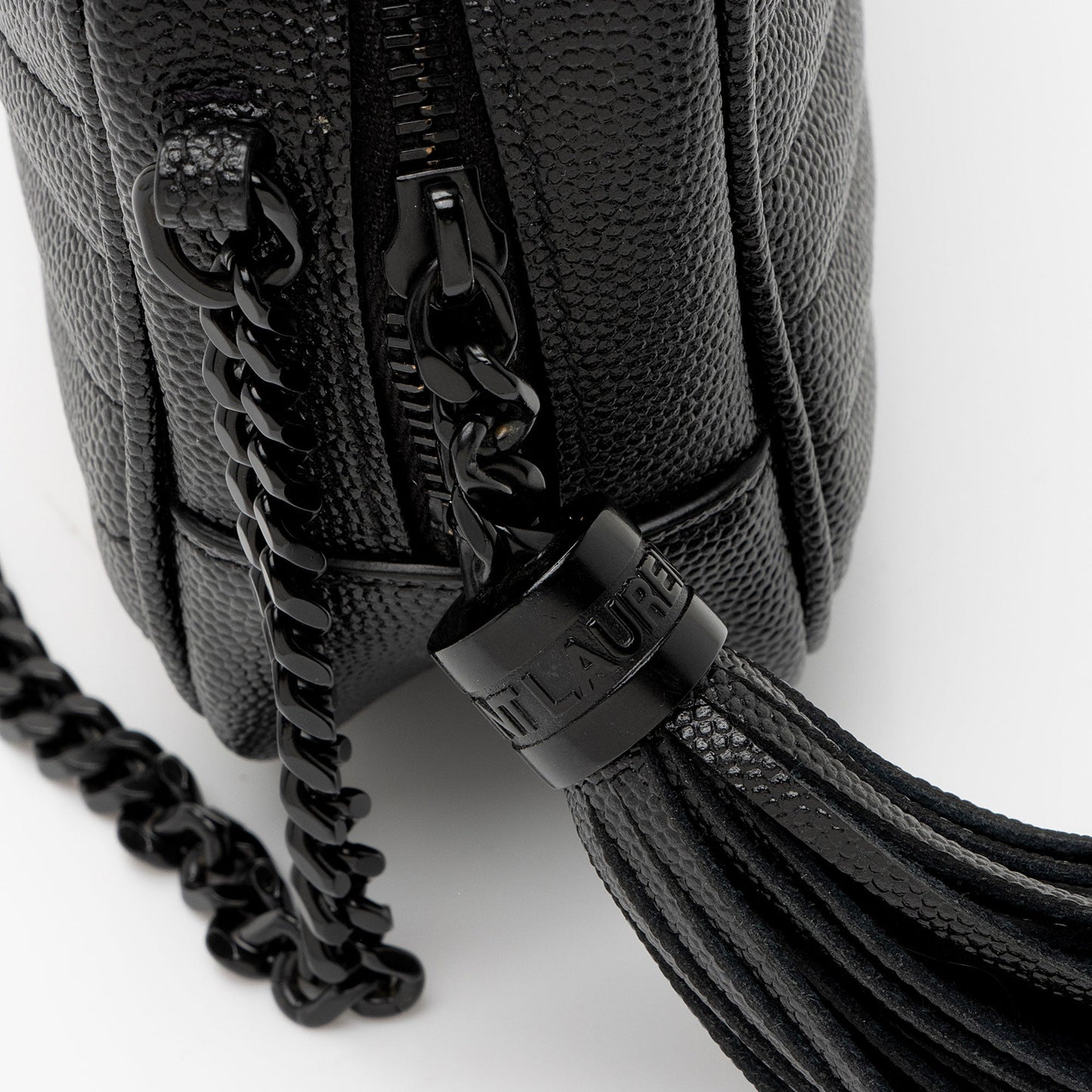 Saint Laurent Matelasse Grain de Poudre Monogram Lou Mini Camera Bag CGmBSW