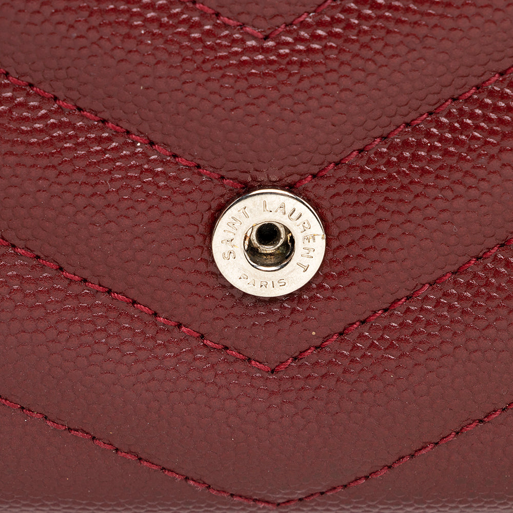 Saint Laurent Matelasse Grain de Poudre Monogram Wallet 18247