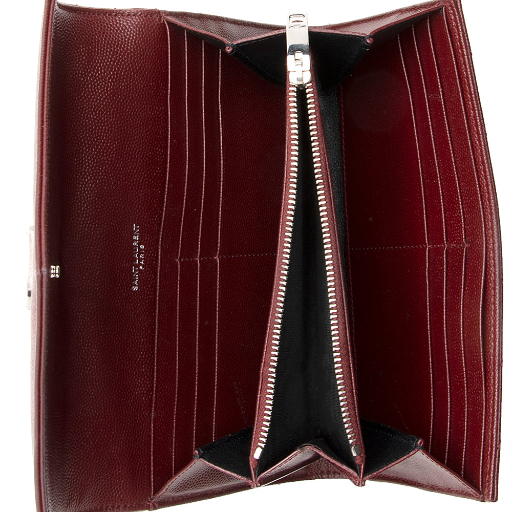 Saint Laurent Matelasse Grain de Poudre Monogram Wallet 18247