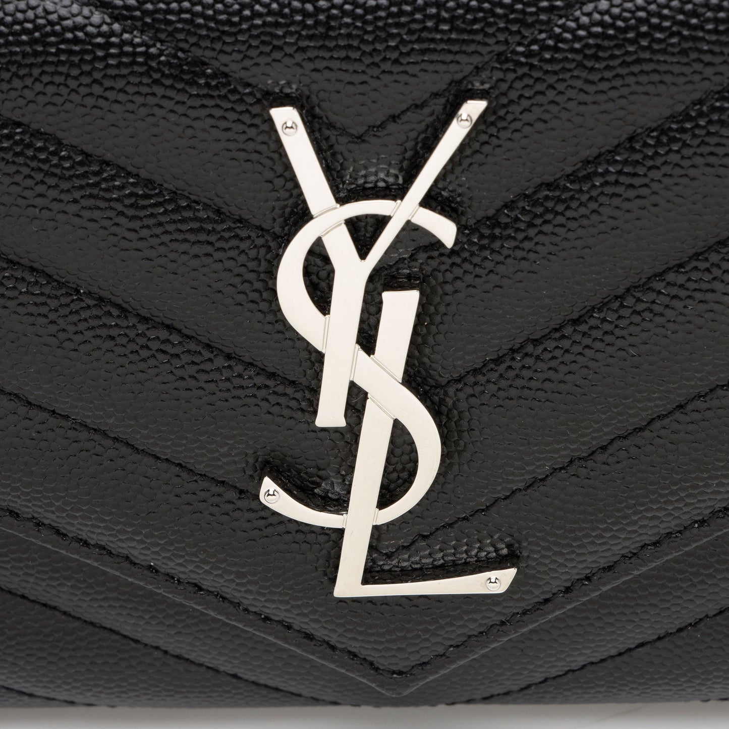 Saint Laurent Matelasse Grain de Poudre Monogram Wallet RqA2Ig
