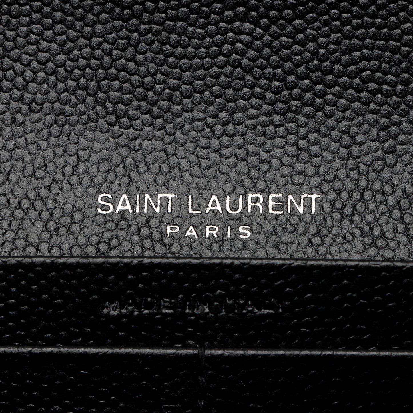 Saint Laurent Matelasse Grain de Poudre Monogram Wallet RqA2Ig