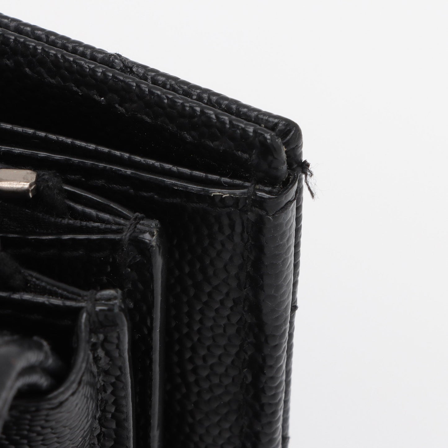 Saint Laurent Matelasse Grain de Poudre Monogram Wallet YZtdVY