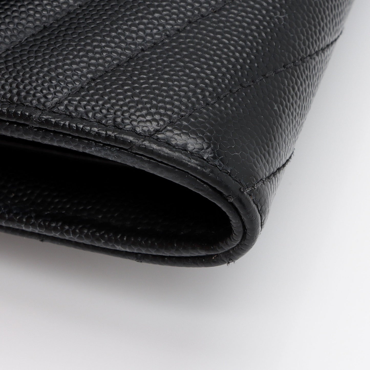 Saint Laurent Matelasse Grain de Poudre Monogram Wallet YZtdVY
