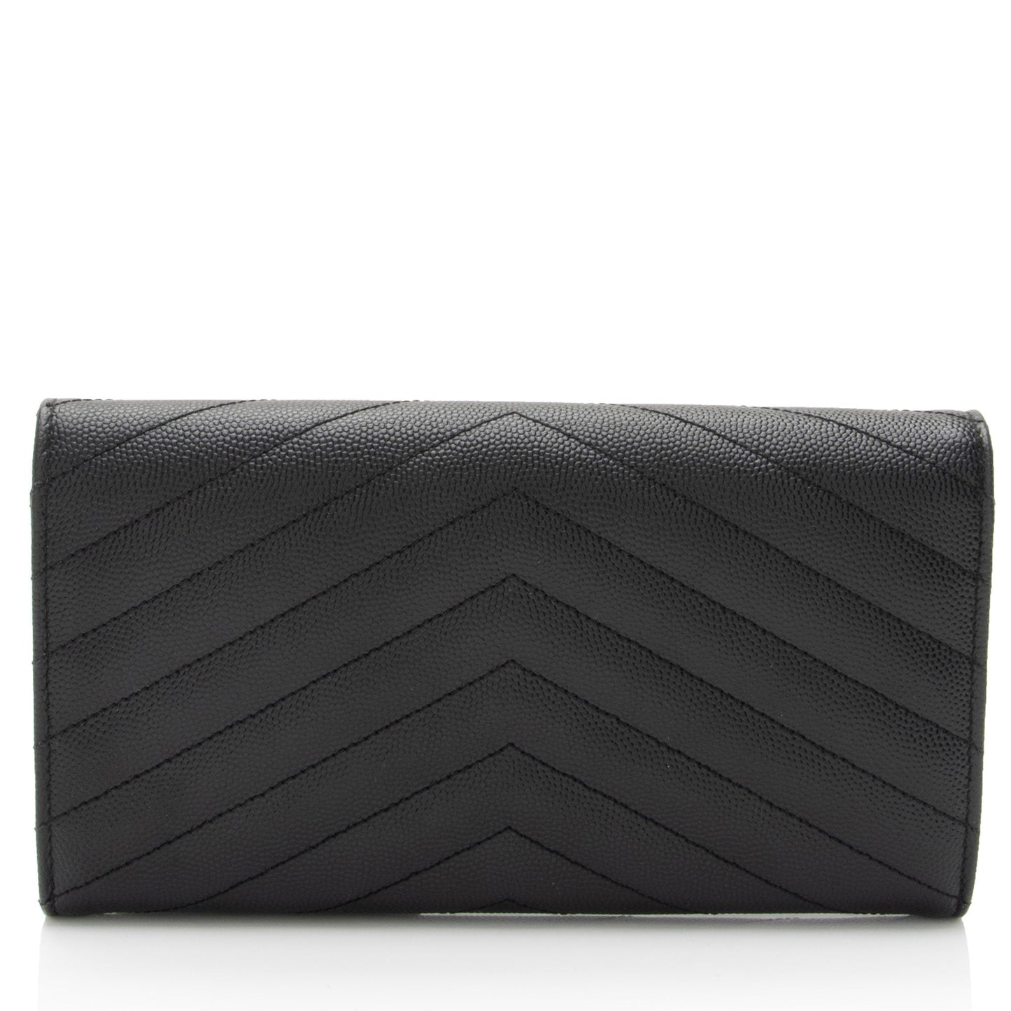 Saint Laurent Matelasse Grain de Poudre Monogram Wallet XsSTMO