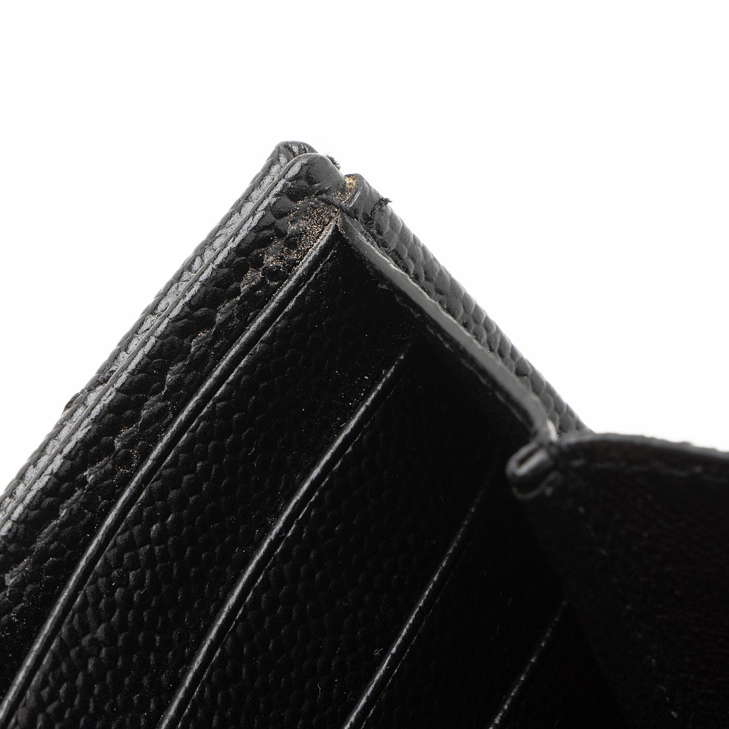 Saint Laurent Matelasse Grain de Poudre Monogram Wallet XsSTMO