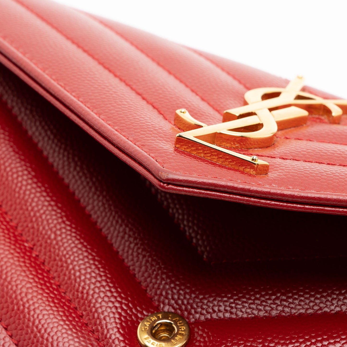 Saint Laurent Matelasse Grain de Poudre Monogram Wallet dJjYdi