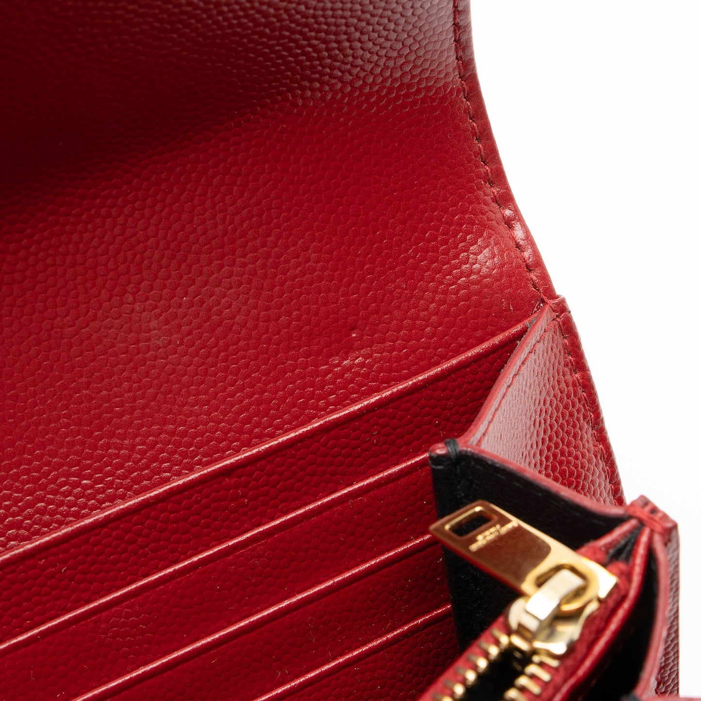 Saint Laurent Matelasse Grain de Poudre Monogram Wallet dJjYdi
