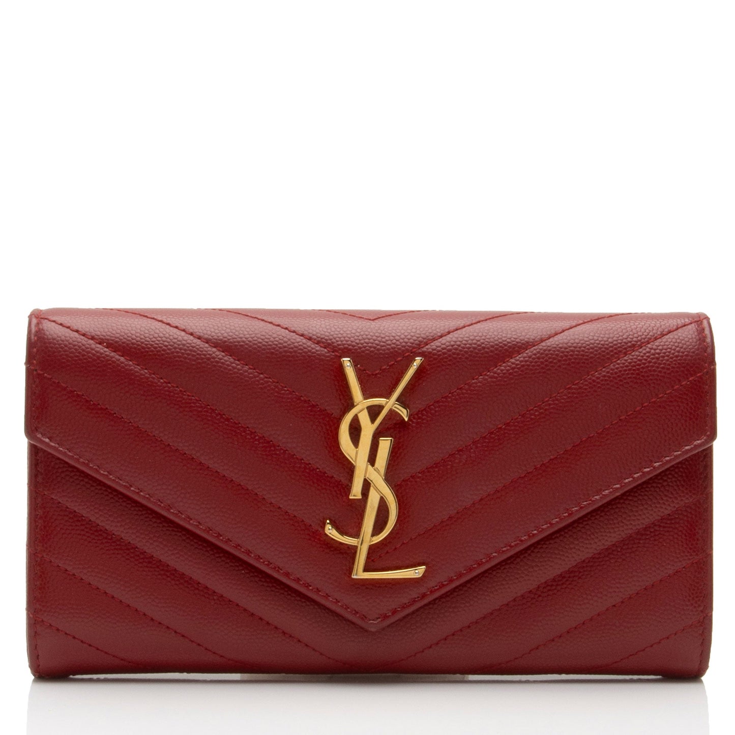 Saint Laurent Matelasse Grain de Poudre Monogram Wallet dJjYdi