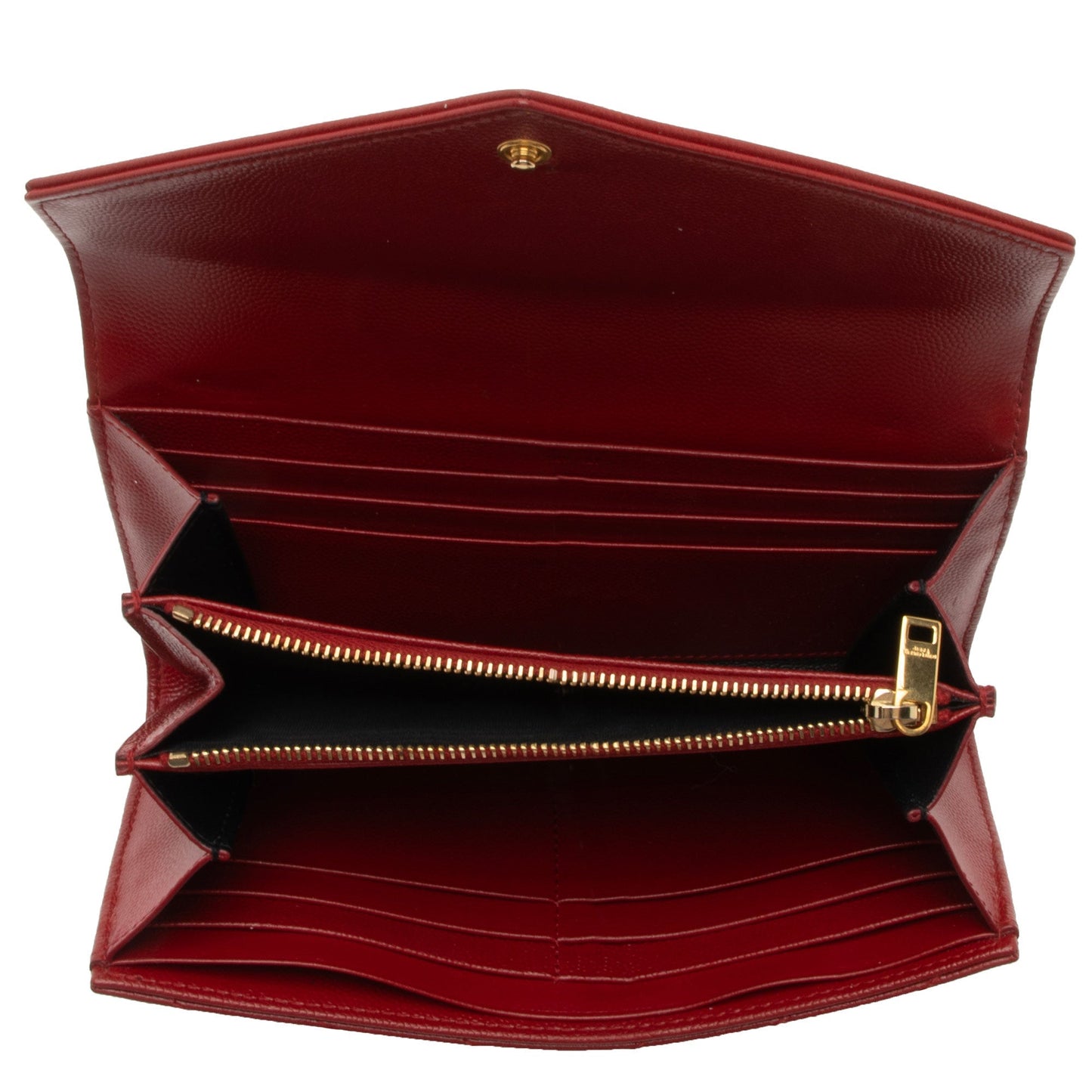 Saint Laurent Matelasse Grain de Poudre Monogram Wallet dJjYdi