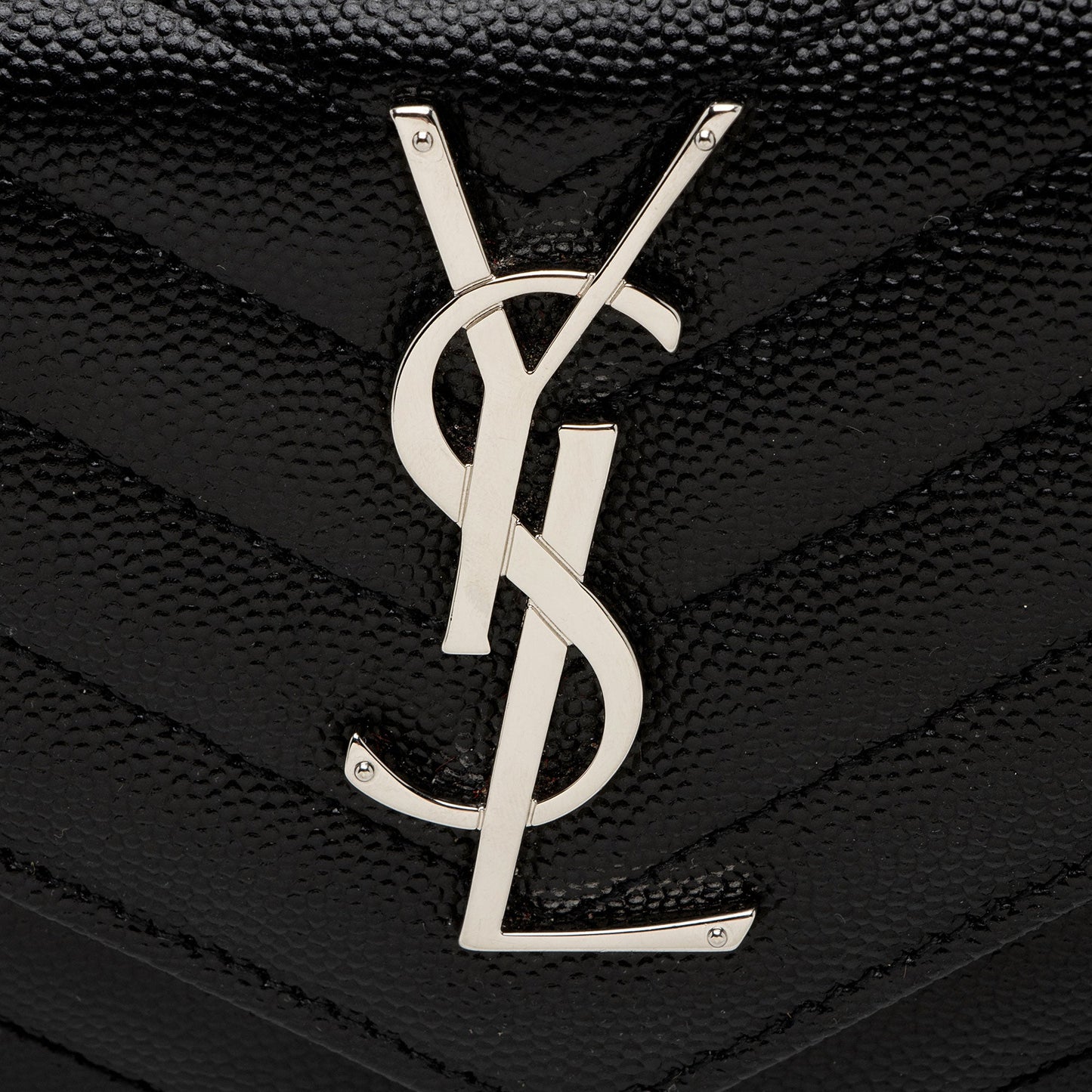 Saint Laurent Matelasse Grain de Poudre Monogram Wallet gZz6IY