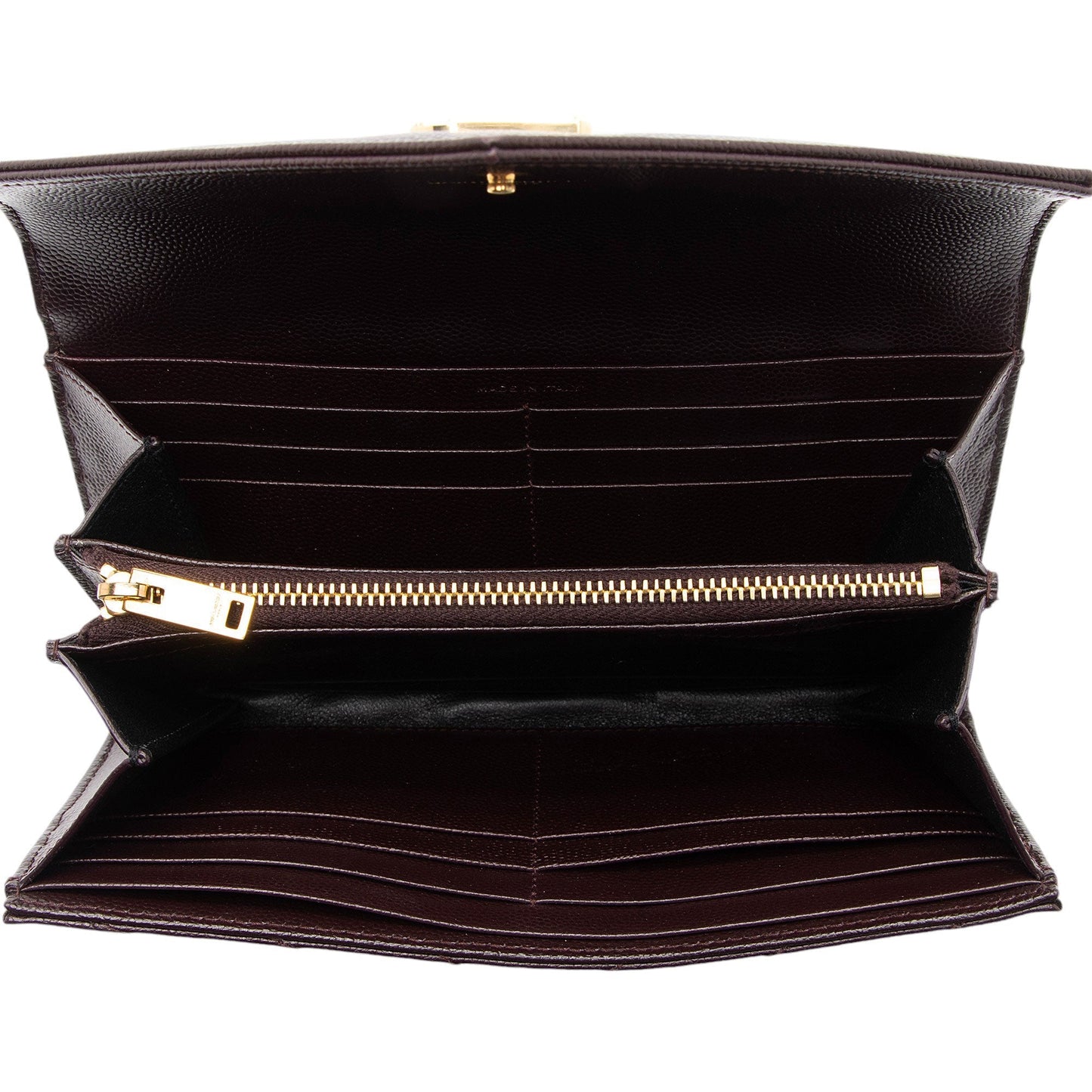 Saint Laurent Matelasse Grain de Poudre Monogram Wallet D9u1hR
