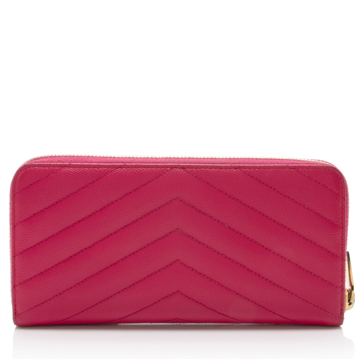 Saint Laurent Matelasse Grain de Poudre Monogram Zip Around Wallet xMdHJp