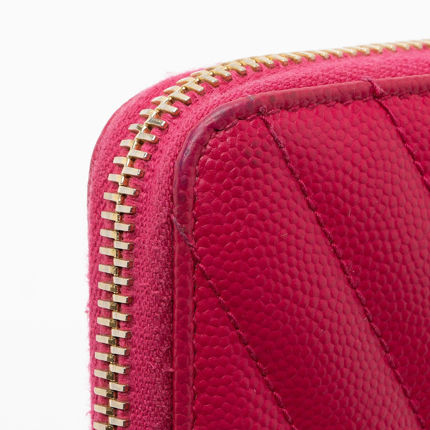 Saint Laurent Matelasse Grain de Poudre Monogram Zip Around Wallet xMdHJp