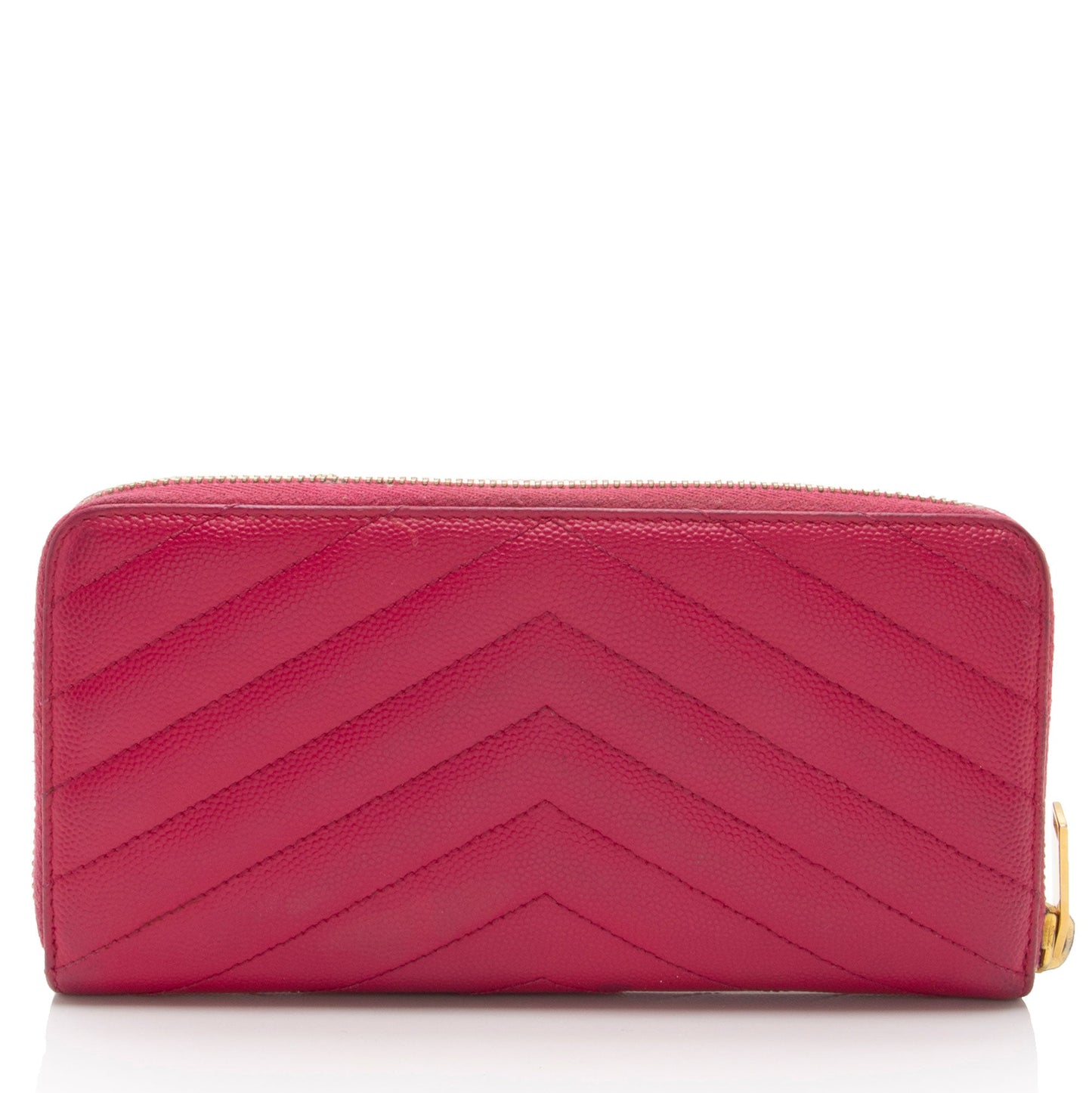 Saint Laurent Matelasse Grain de Poudre Monogram Zip Around Wallet hYPXEX