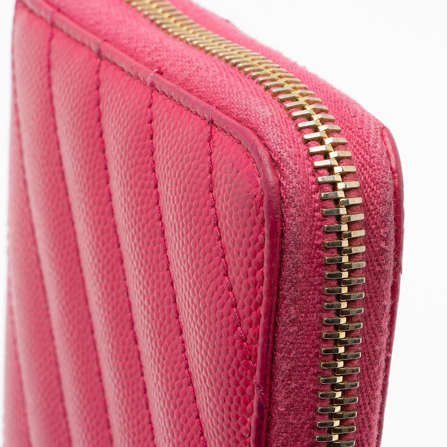 Saint Laurent Matelasse Grain de Poudre Monogram Zip Around Wallet hYPXEX