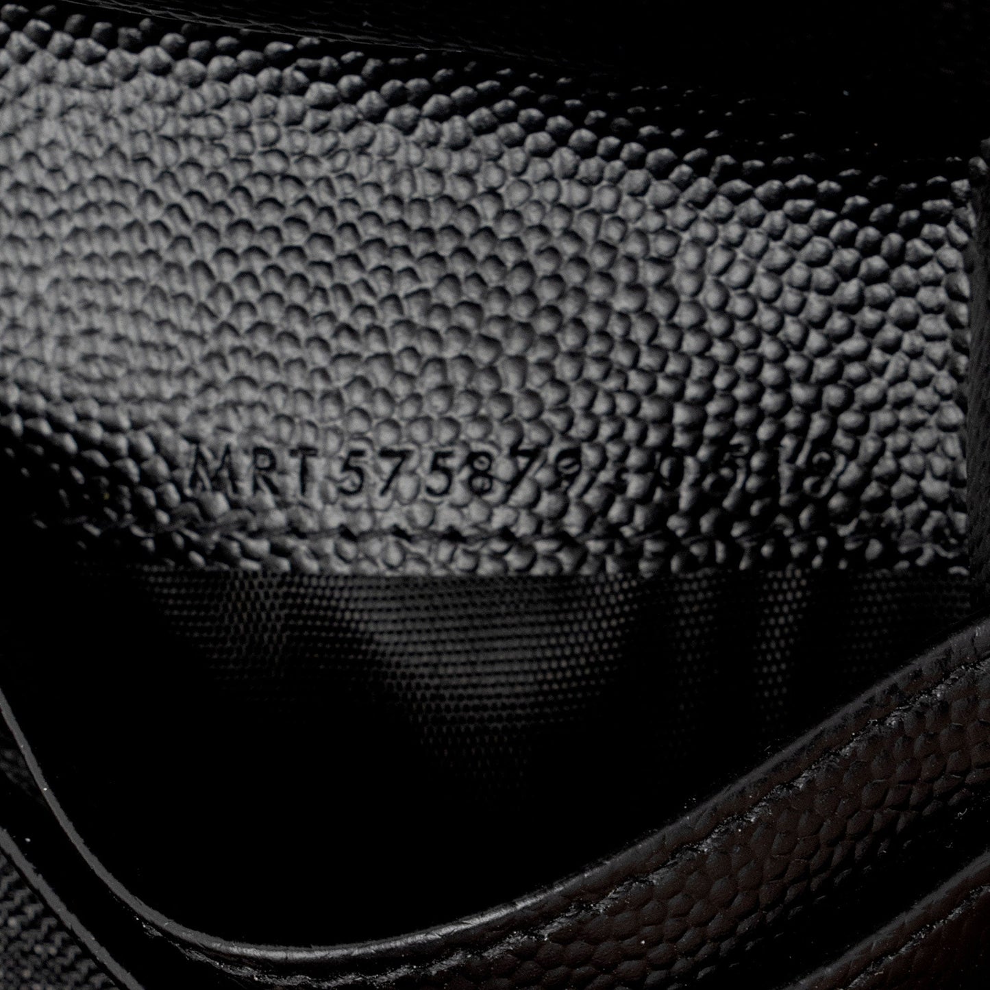 Saint Laurent Matelasse Grain de Poudre Monogram Zipper Card Case JO7h9S