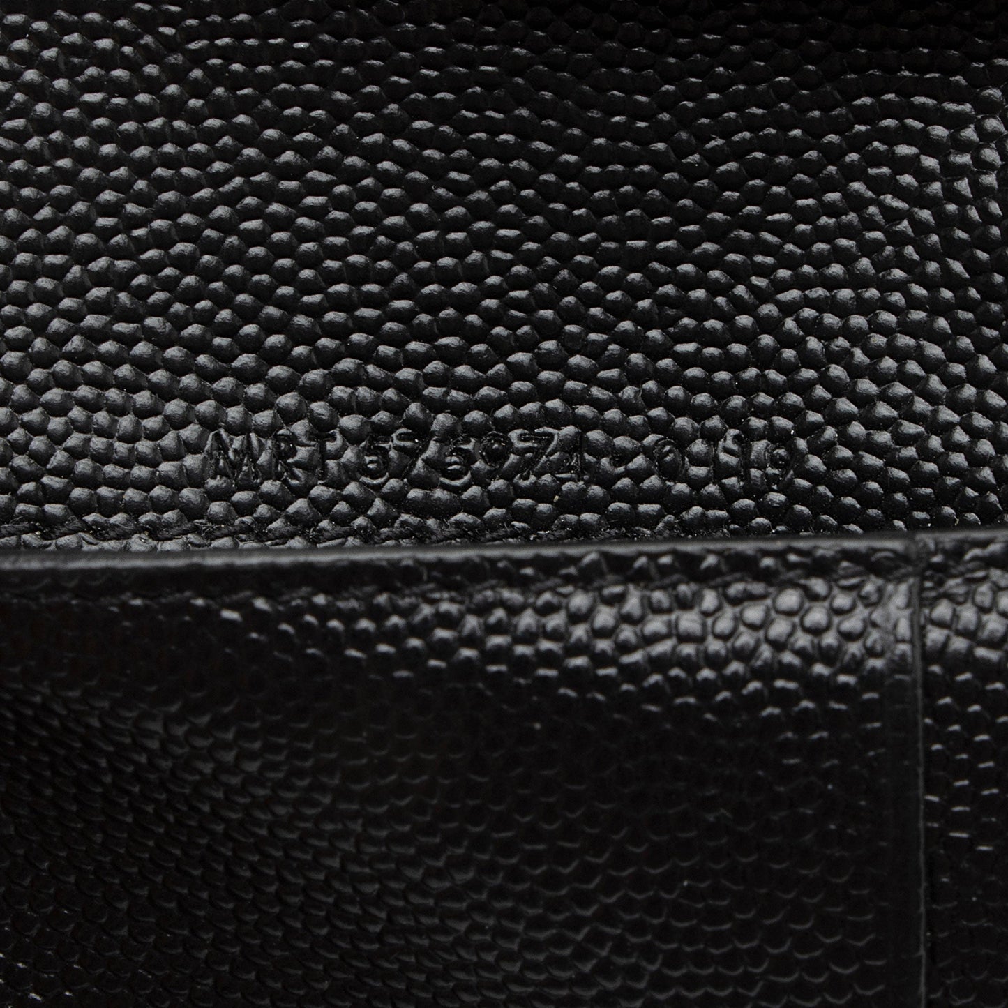 Saint Laurent Matelasse Grain de Poudre Monogram Zipper Card Case GrLbE3