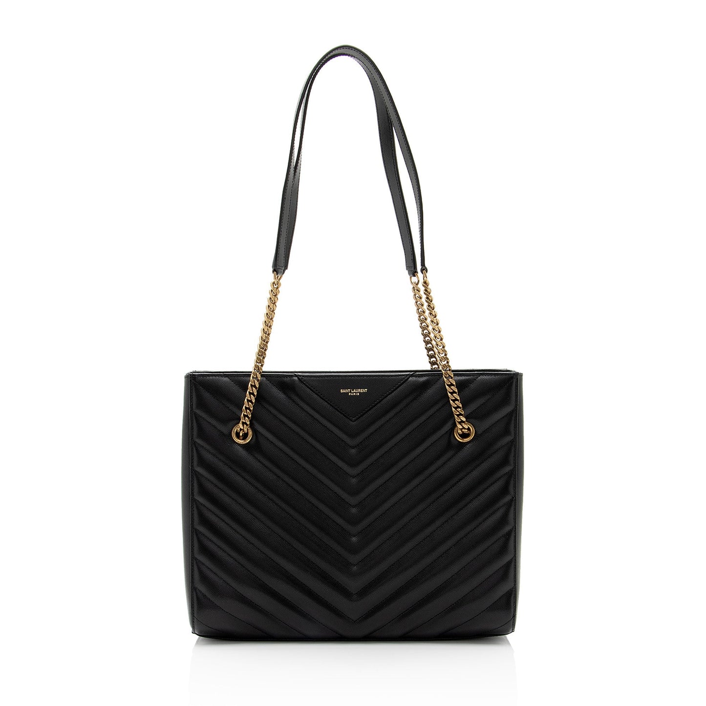 Saint Laurent Matelasse Chevron Grain de Poudre Tribeca Medium Tote OUYeug
