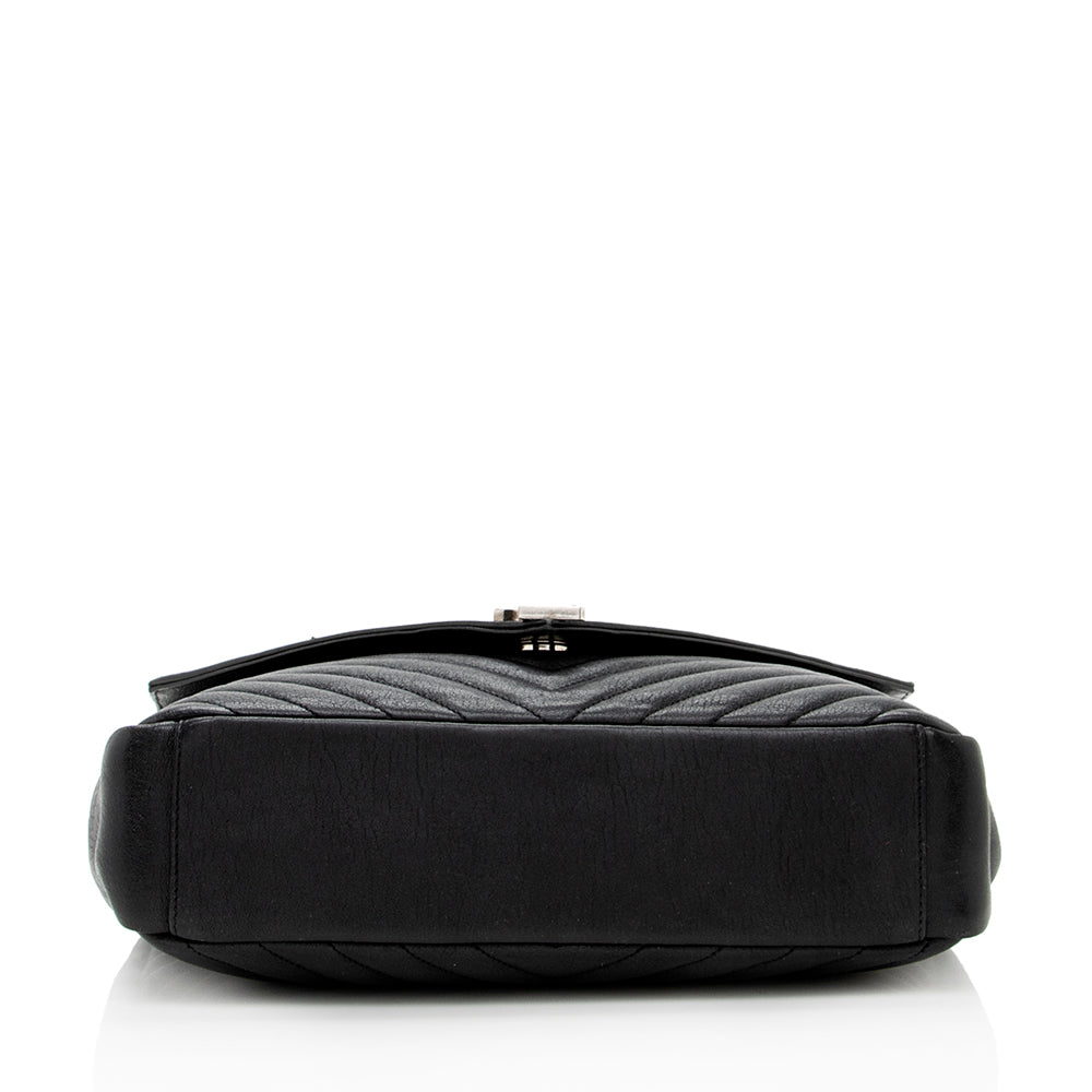 Saint Laurent Matelasse Lambskin Classic Monogram Large College Bag 18019