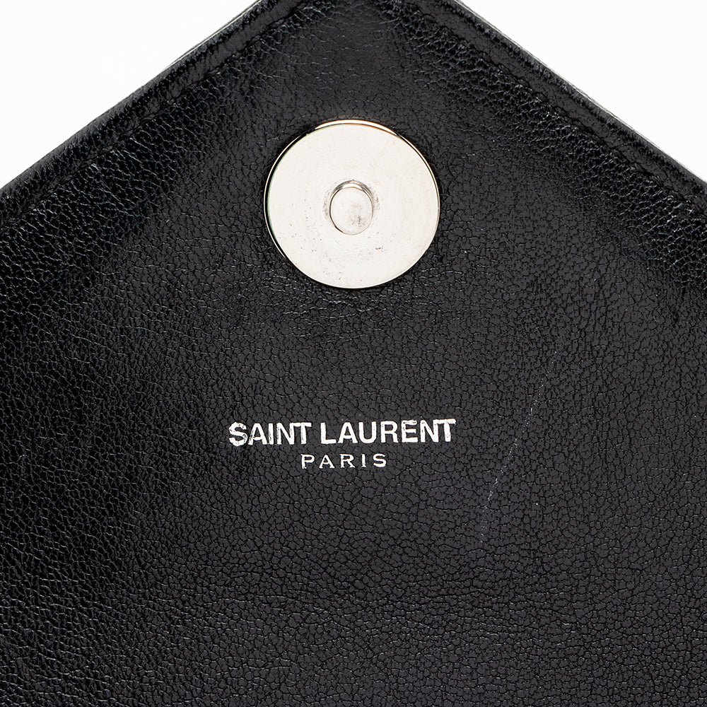 Saint Laurent Matelasse Lambskin Classic Monogram Large College Bag 18019