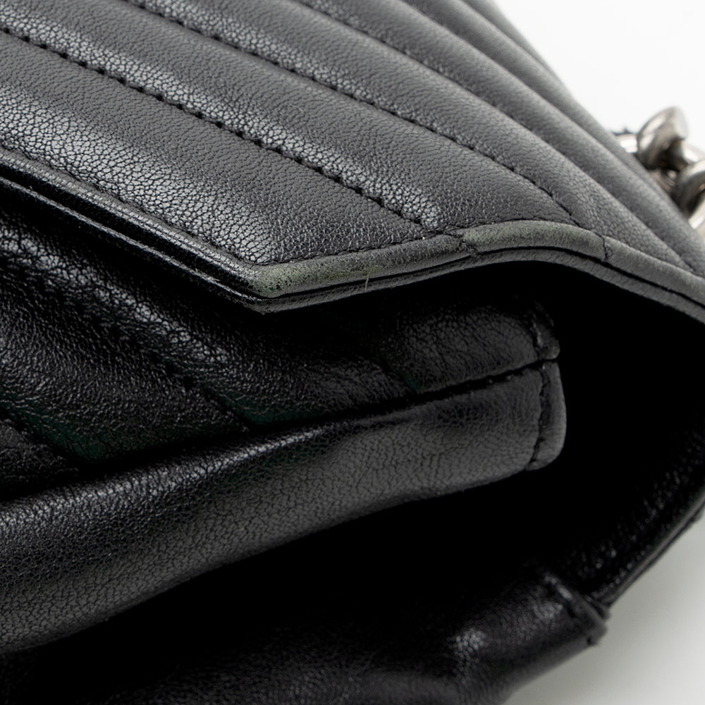 Saint Laurent Matelasse Lambskin Classic Monogram Large College Bag 18019