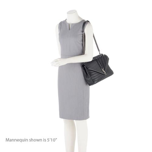 Saint Laurent Matelasse Lambskin Classic Monogram Large College Bag 18019