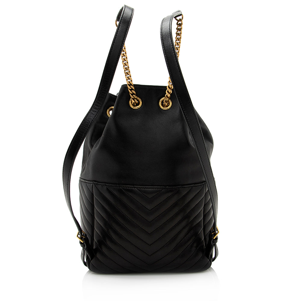 Saint Laurent Matelasse Lambskin Joe Backpack 21520