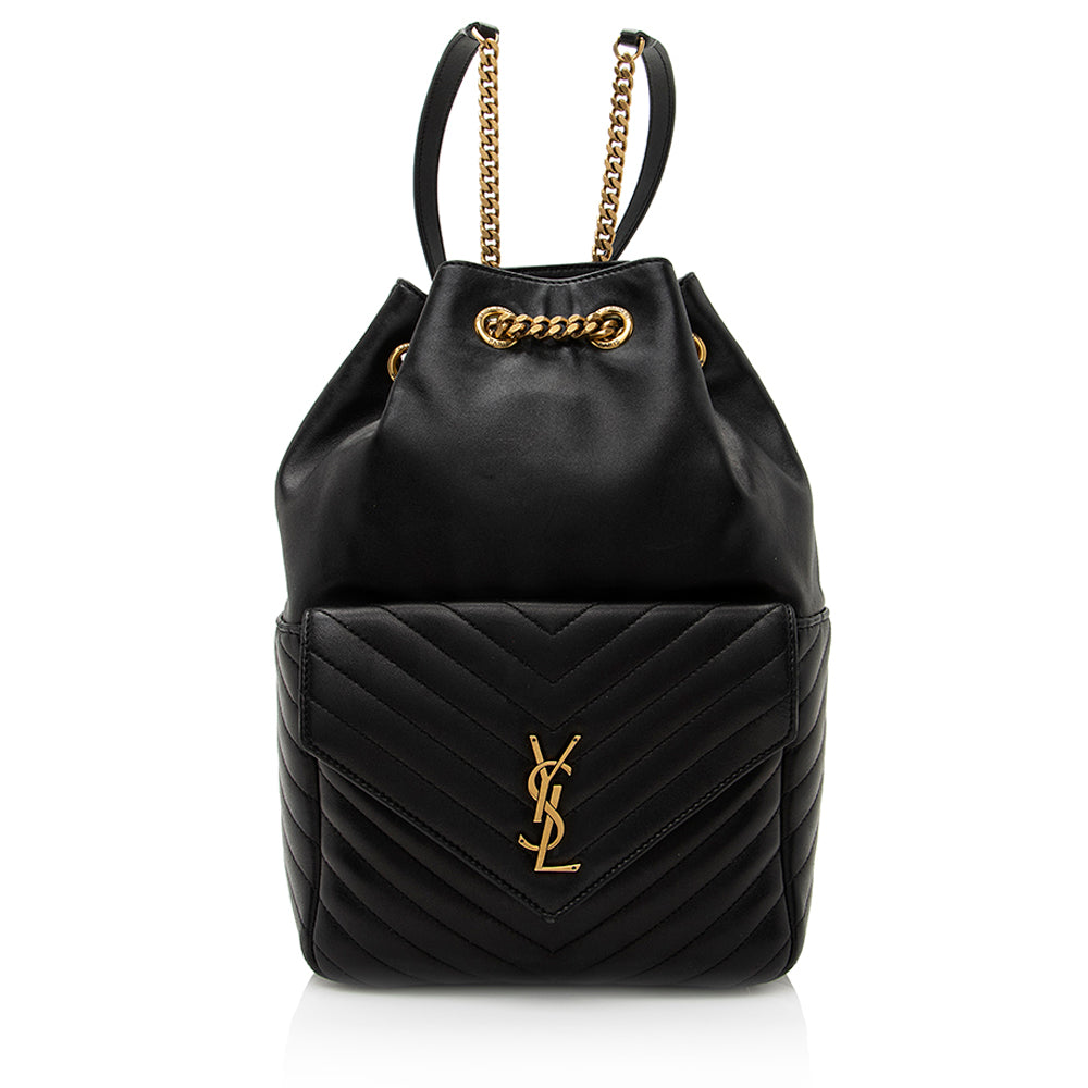Saint Laurent Matelasse Lambskin Joe Backpack 21520