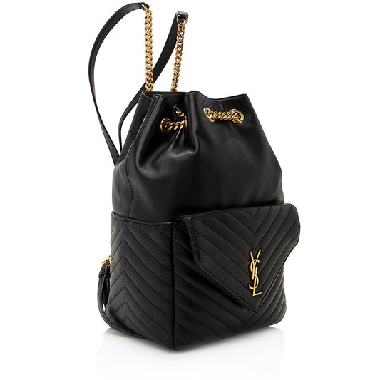 Saint Laurent Matelasse Lambskin Joe Backpack 21520