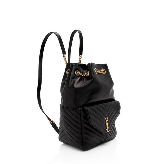 Saint Laurent Matelasse Lambskin Monogram Joe Backpack C9THXn