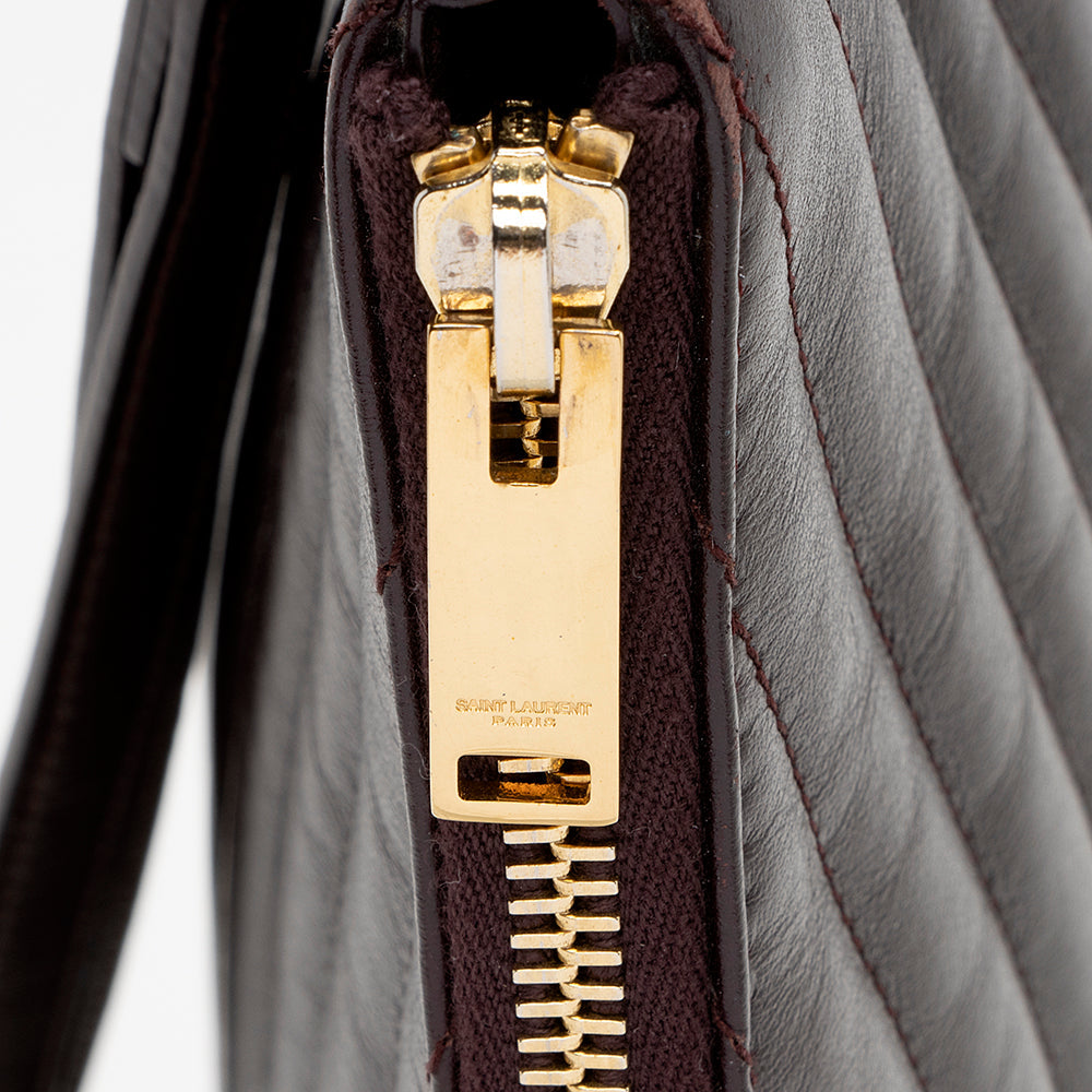 Saint Laurent Matelasse Leather Large Wristlet 16924