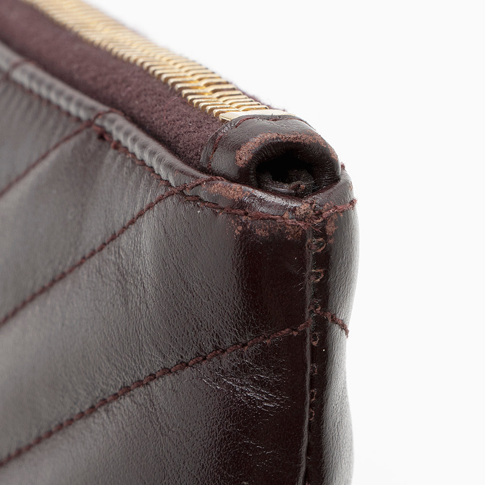 Saint Laurent Matelasse Leather Large Wristlet 16924