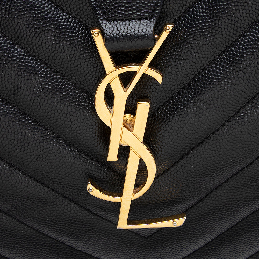 Saint Laurent Matelasse Leather Monogram Chain Bo Cassandre Tote - FINAL SALE 21639