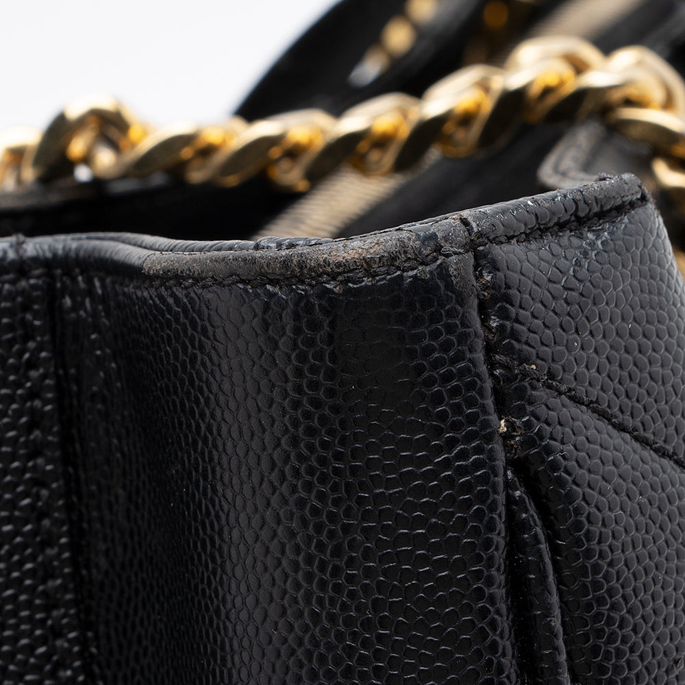 Saint Laurent Matelasse Leather Monogram Chain Bo Cassandre Tote - FINAL SALE 21639