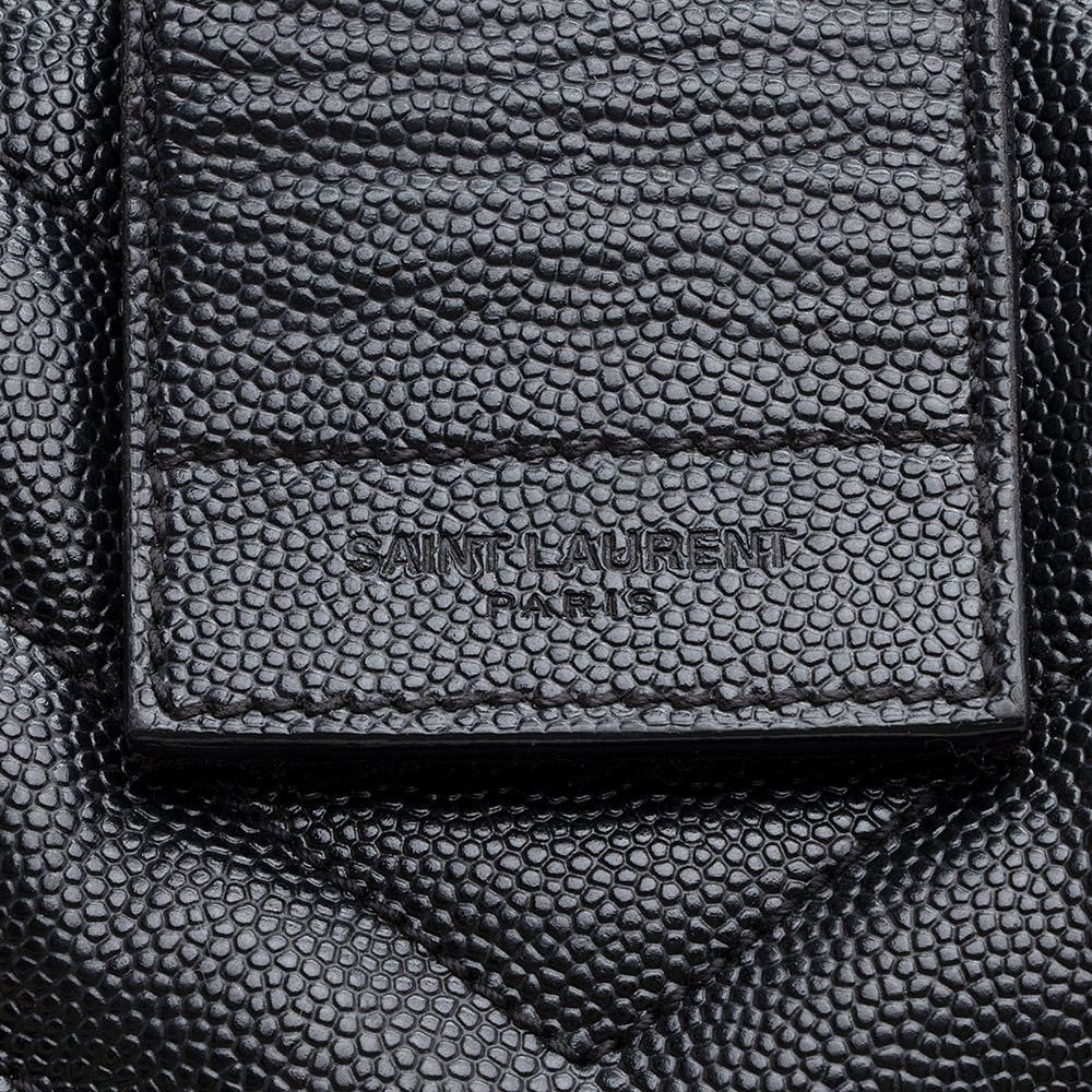 Saint Laurent Matelasse Leather Monogram Chain Bo Cassandre Tote - FINAL SALE 21639