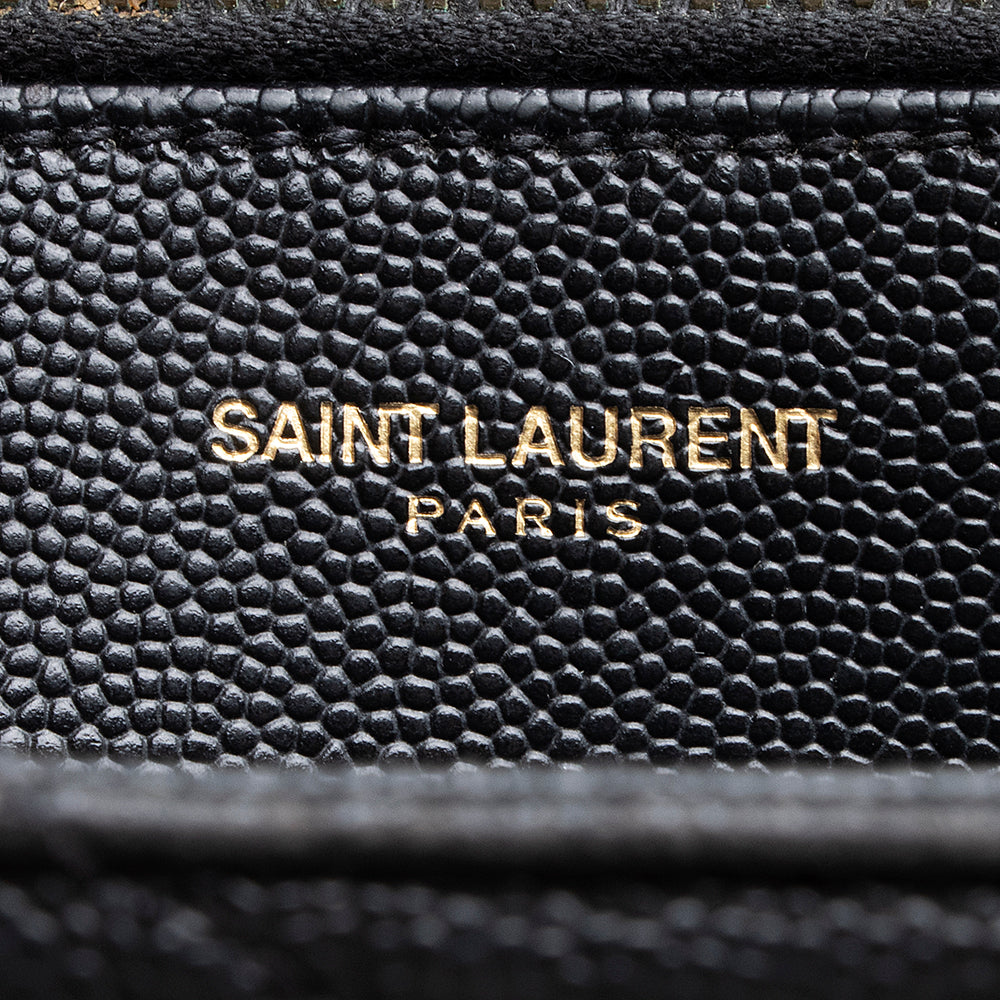 Saint Laurent Matelasse Leather Monogram Chain Bo Cassandre Tote - FINAL SALE 21639