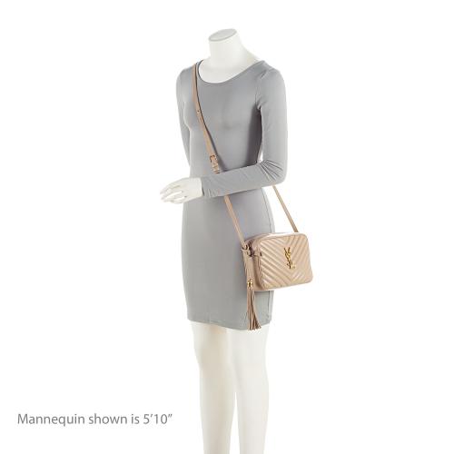 Saint Laurent Matelasse Calfskin Monogram Lou Camera Bag 5REUgE
