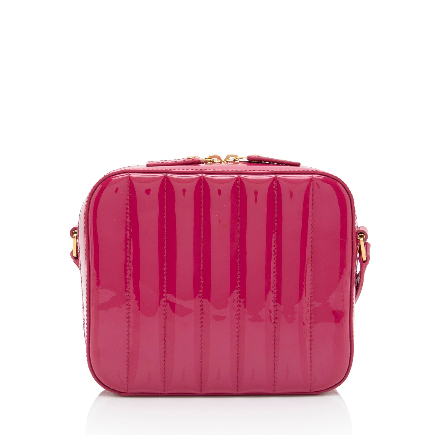 Saint Laurent Matelasse Patent Lambskin Monogram Vicky Camera Bag OaujeC